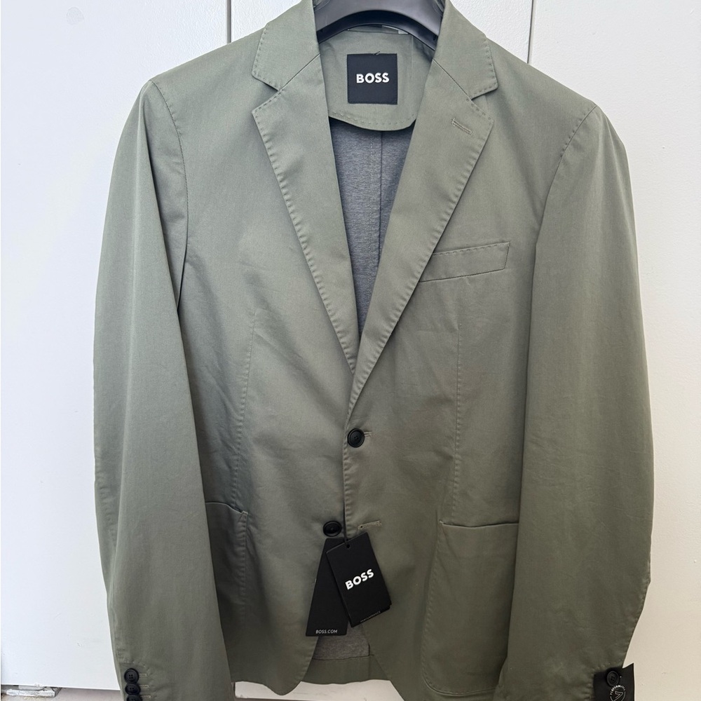 Hugo Boss Olive Green Sport Coat